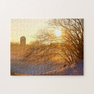 Frosty Foggy Morning Jigsaw Puzzle