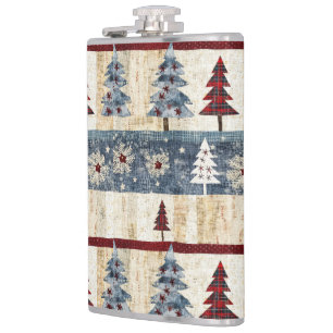 Frosty Forest  Hip Flask