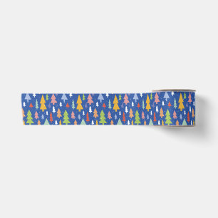 Frosty Forest Ribbon  Satin Ribbon