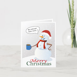 Frosty Friends Forever Holiday Card