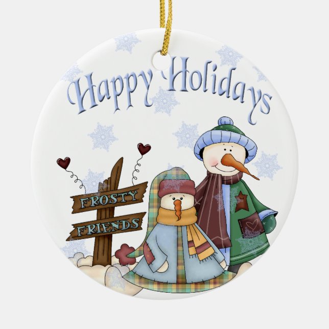 Frosty Friends Ornament (Front)