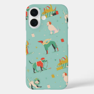 Frosty Furballs Minty Dog iPhone 16 Case