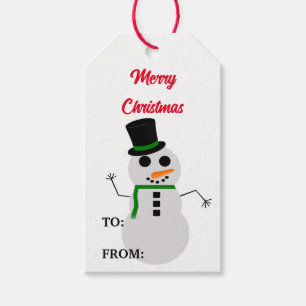 Frosty Gift Tag (Set of 10)
