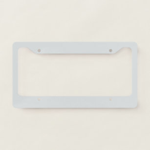 Frosty Grey-Blue Solid Colour Etched Glass MQ3-27 License Plate Frame