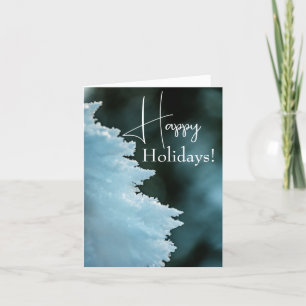 Frosty Icicles Holiday Card