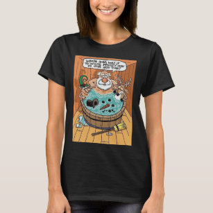 Frosty In A Hot Tub T-Shirt