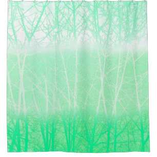 Frosty Misty Branches Mint Green