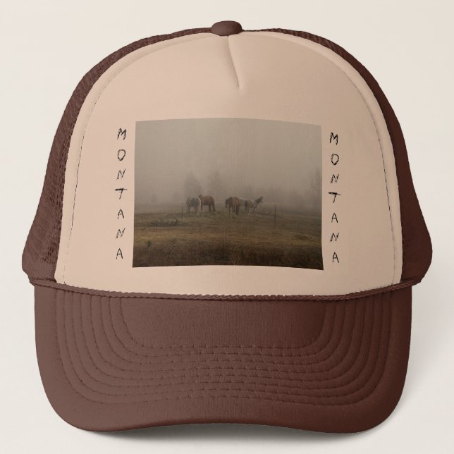 Frosty Morning Fog in Montana Hat (Front)