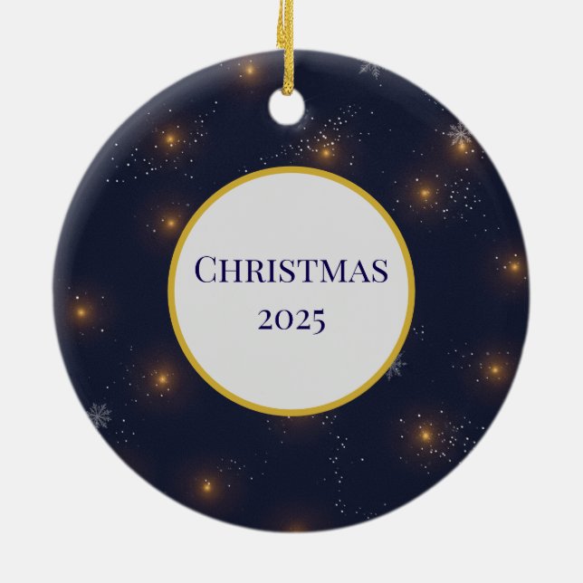 Frosty Pearl Christmas 2025 Ornament (Back)