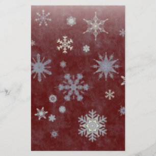 Frosty Snowflake Stationery