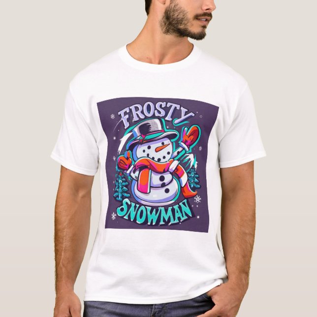 Frosty Snowman (2) T-Shirt (Front)