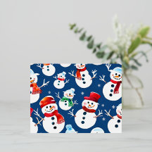 Frosty Snowmen Christmas Card