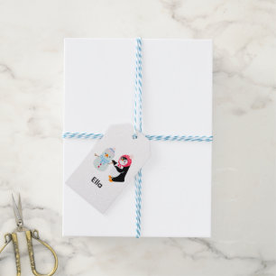 Frosty the Snowman and Penguin Gift Tags