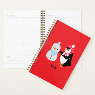Frosty the Snowman and Penguin Planner