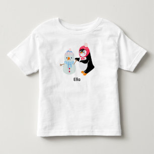 Frosty the Snowman and Penguin Toddler T-shirt