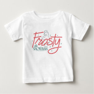 Frosty the Snowman Candy Cane Logo Baby T-Shirt