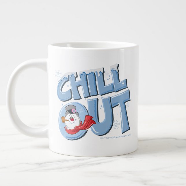 Frosty the Snowman™ | Chill Out Large Coffee Mug (Left)