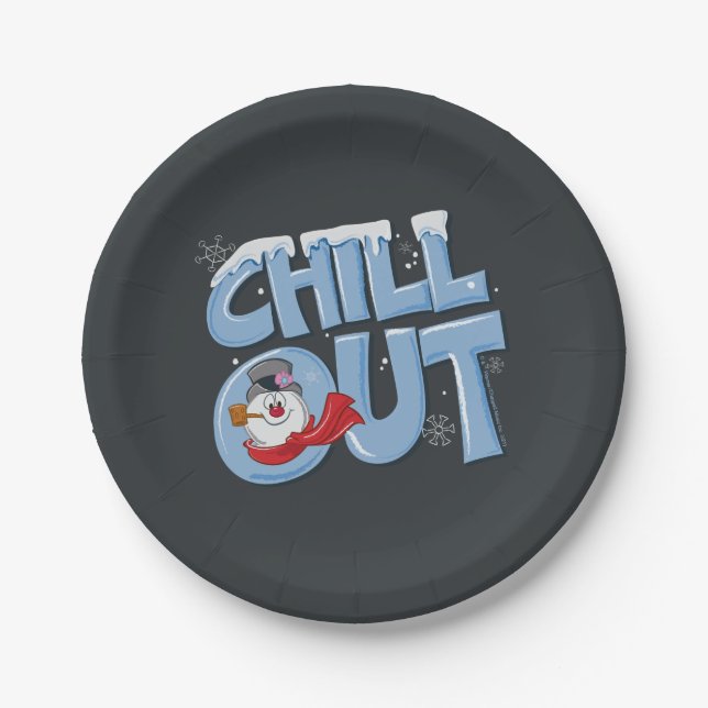 Frosty the Snowman™ | Chill Out Paper Plate (Front)