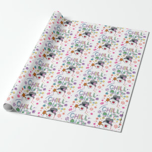 Frosty the Snowman™   "Chill Out" Rainbow Colors Wrapping Paper