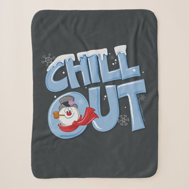 Frosty the Snowman™ | Chill Out Sherpa Blanket (Front)