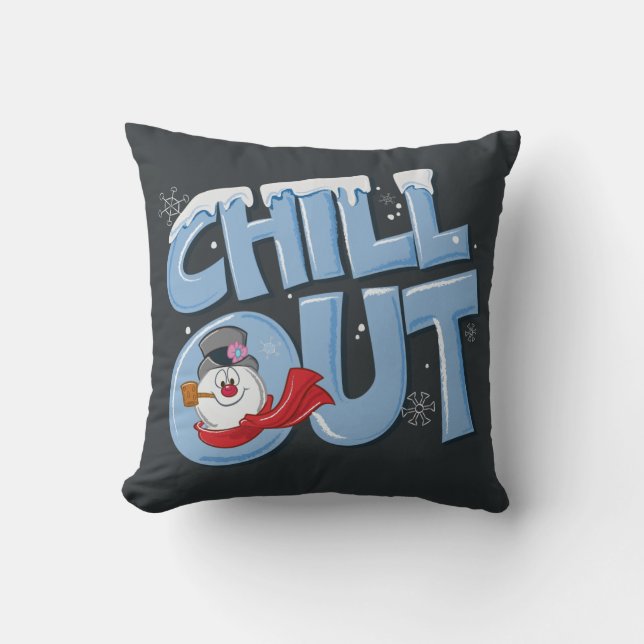 Frosty the Snowman™ | Chill Out Throw Pillow (Front)