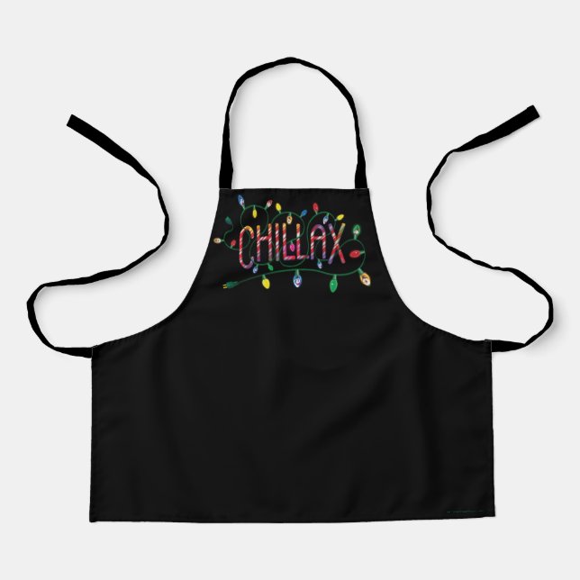 Frosty the Snowman™ | "Chillax" Holiday Lights Apron (Front)