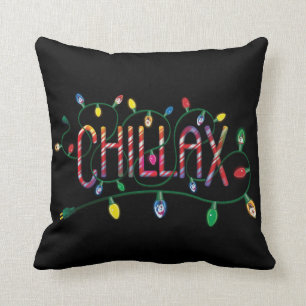 Frosty the Snowman™   "Chillax" Holiday Lights Throw Pillow