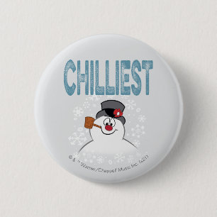 Frosty the Snowman™   Chilliest 2 Inch Round Button
