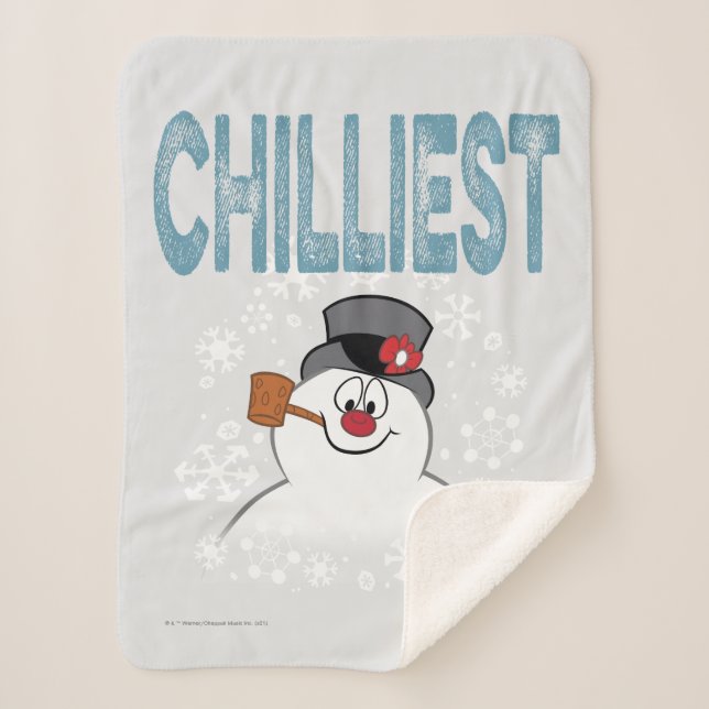 Frosty the Snowman™ | Chilliest Sherpa Blanket (Front)