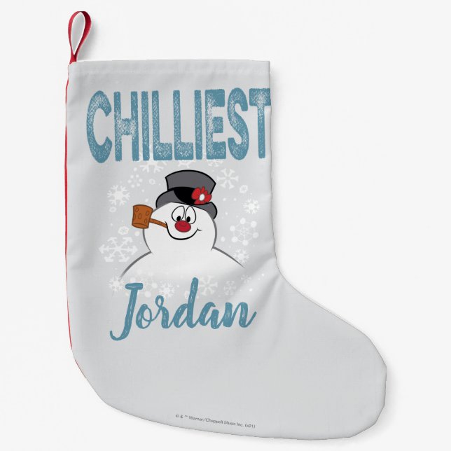 Frosty the Snowman™ | Chilliest Small Christmas Stocking (Front)