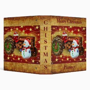Frosty the Snowman Christmas Planner Binder