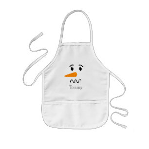 Frosty the Snowman Confuse Face Kids Apron