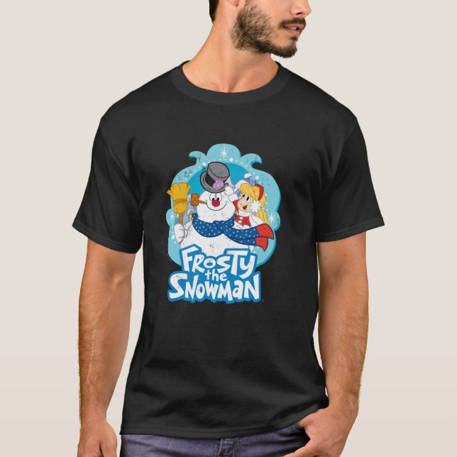 Frosty The Snowman Frosty And Karen  T-Shirt (Front)