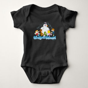 Frosty the Snowman™   Frosty & Children Playing Baby Bodysuit