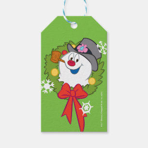 Frosty the Snowman™   Frosty Holiday Wreath Gift Tags