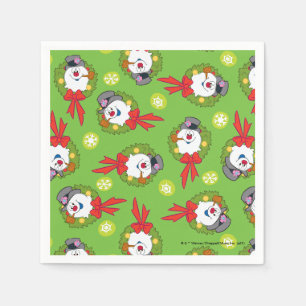 Frosty the Snowman™ Frosty Holiday Wreath Napkin