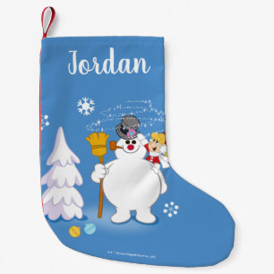 Frosty the Snowman™ Frosty & Karen Winter Fun Small Christmas Stocking