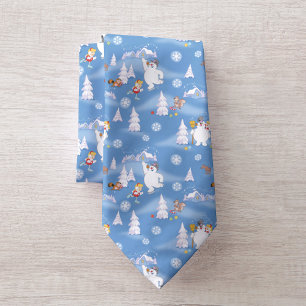 Frosty the Snowman™ Frosty & Karen Winter Fun Tie