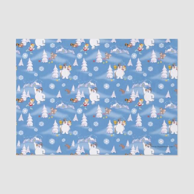 Frosty the Snowman™ | Frosty & Karen Winter Fun Tissue Paper (Front)