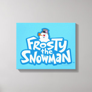 Frosty the Snowman™   Frosty Stacked Logo Canvas Print