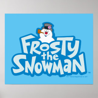 Frosty the Snowman™ | Frosty Stacked Logo Poster