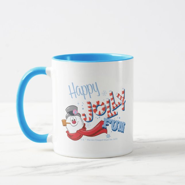 Frosty the Snowman™ | Happy Jolly Fun Mug (Left)