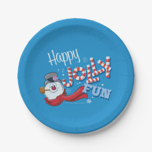 Frosty the Snowman™   Happy Jolly Fun Paper Plate