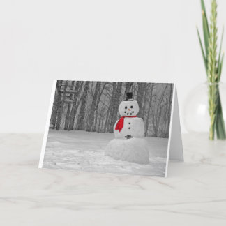 Frosty the Snowman Holiday Card