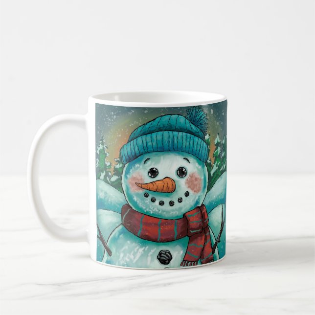Frosty the Snowman Holiday Mug (Left)