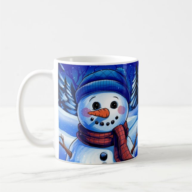 Frosty the Snowman Holiday Mug (Left)