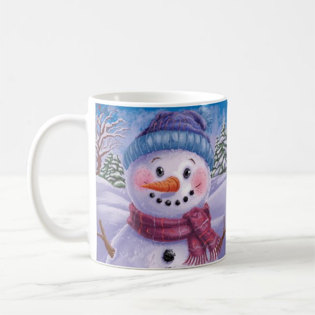 Frosty the Snowman Holiday Mug (Left)