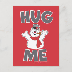 Frosty the Snowman™ Hug Me Holiday Postcard