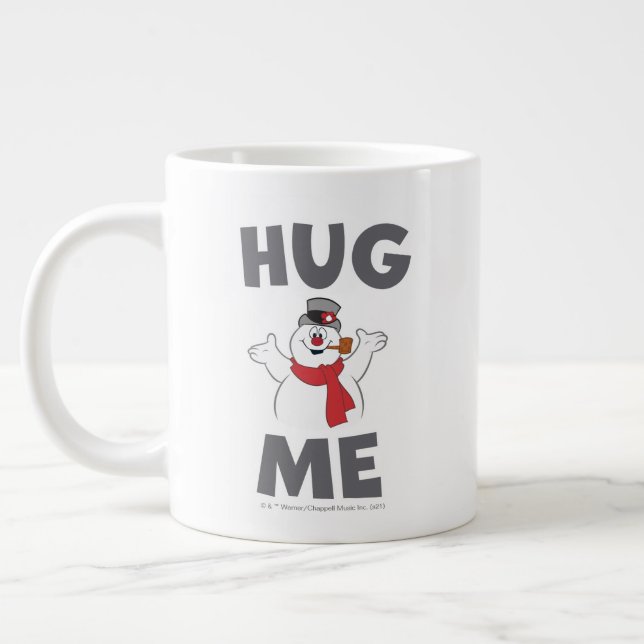 Frosty the Snowman™ | Hug Me Large Coffee Mug (Left)