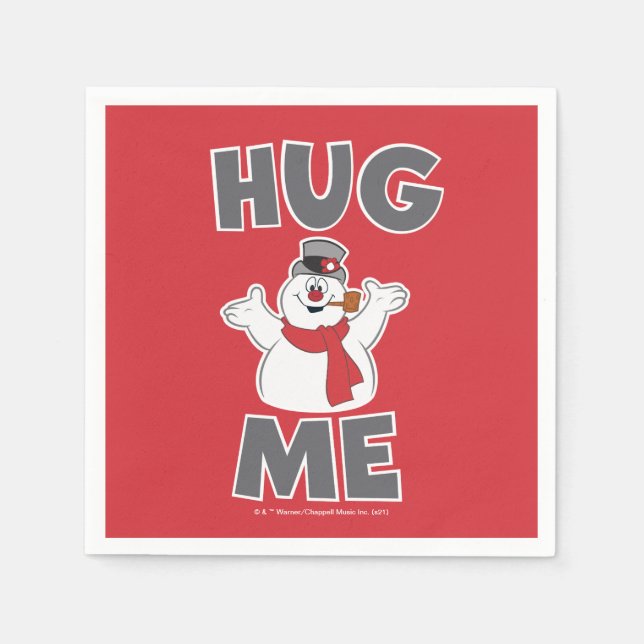 Frosty the Snowman™ | Hug Me Napkin (Front)